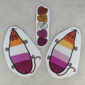 Adesivi lesbici - Mese dell'orgoglio - Gay Pride - LGBTQ Pride