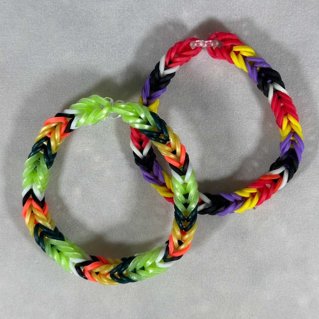 2 Pack Hexafish Rainbow Loom Friendship Bracelets -  Denmark