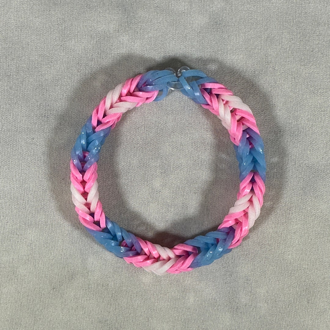 Transgender Bracelets Rainbow Loom Bracelets Pride Month Gay