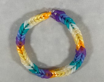 Genderfaun Armbänder - Regenbogen Loom Armbänder - Pride Month - Gay Pride - LGBTQ Pride