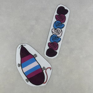 Adesivi non conformi al genere - Braccialetti Rainbow Loom - Mese del Pride - Gay Pride - LGBTQ Pride