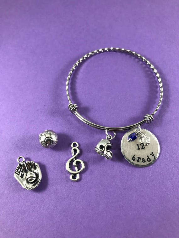 Wire charm bracelet deals