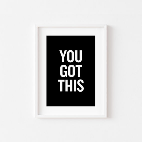 Gym Wall Art Home Gym Decor Inspirational Print Gym Poster Etsy