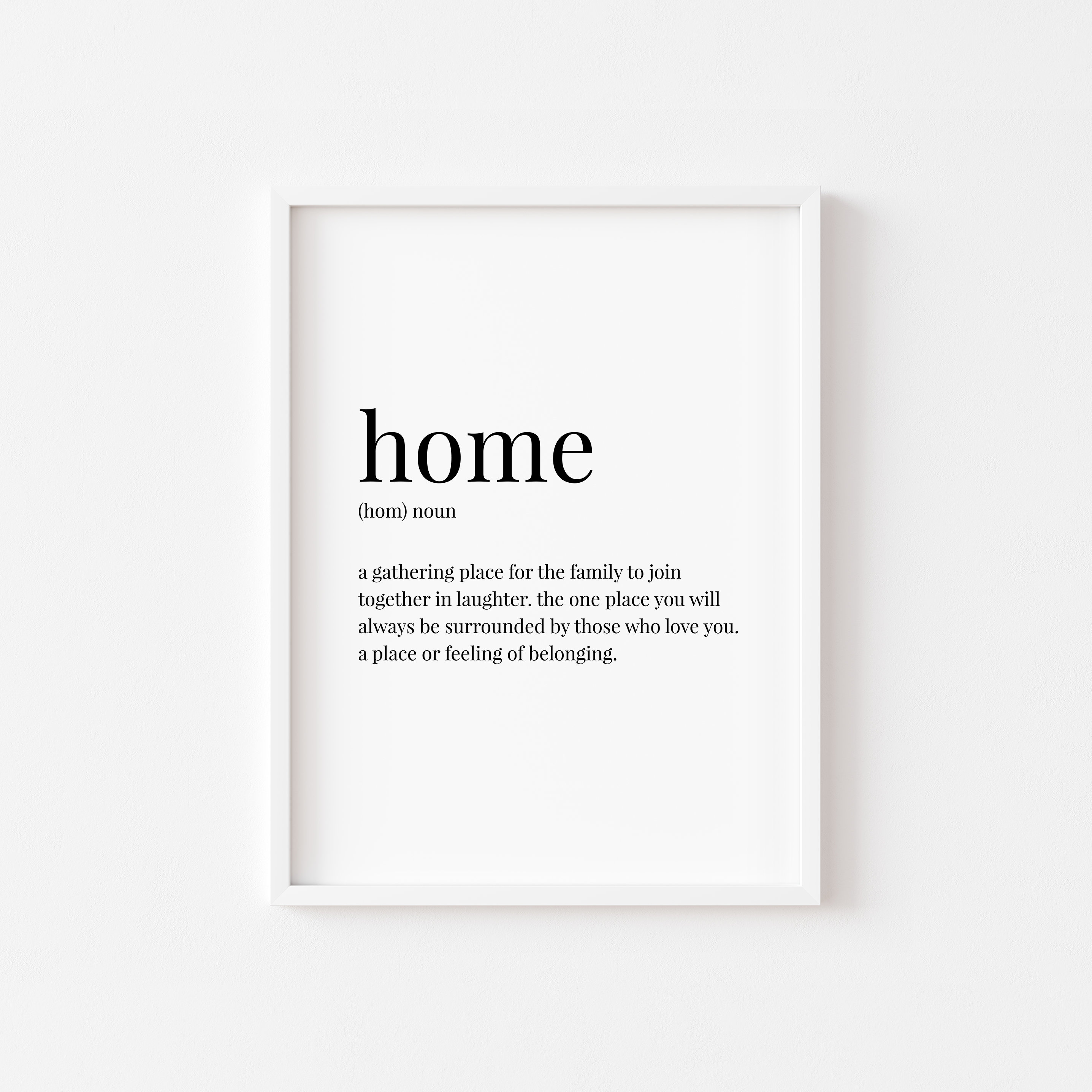 Personalised Home Dictionary Definition Print The Little Printery