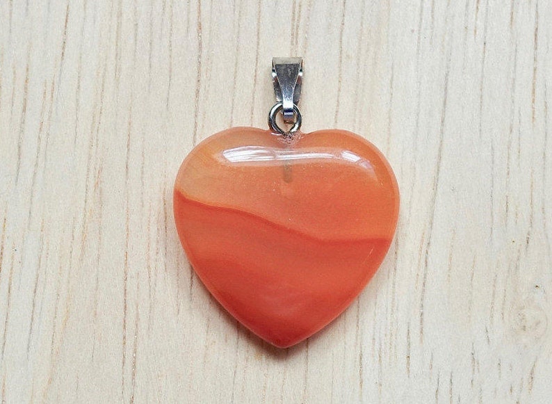 20mm Red Agate Stone Point Pendant Healing Natural Gemstone Rock Reiki Energy Handmade Tation Yoga Gift Chakra Collection