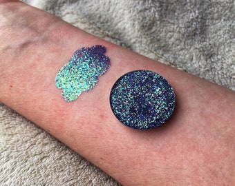 Iridescent golden sky pressed glitter eyeshadow, cosmetic grade glitter, glitter eyeshadow, pressed glitter, loose glitter