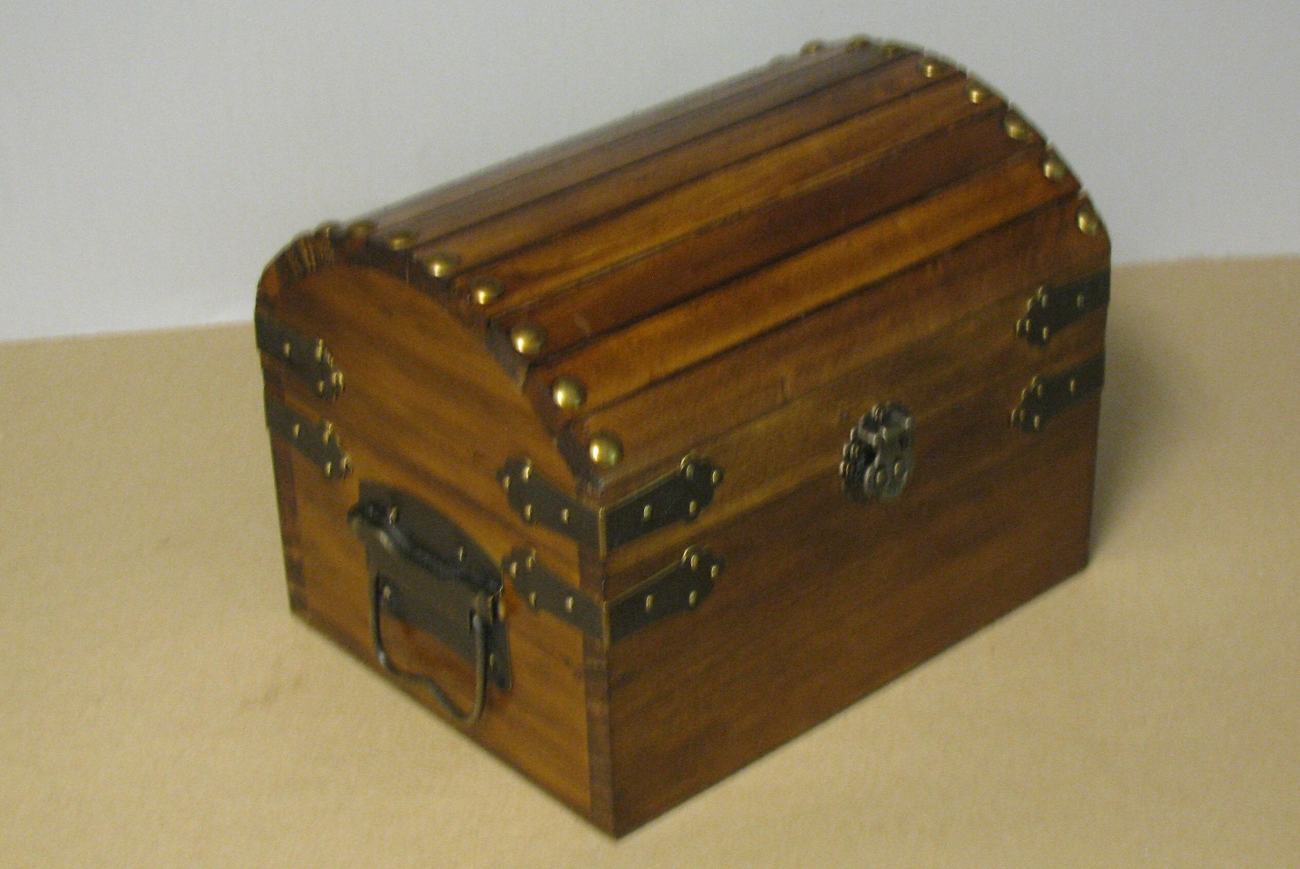 Treasure Chest Jewelry Box Trunk Style Etsy