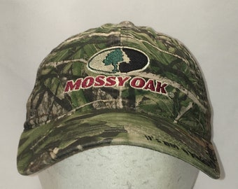 vintage mossy oak hat