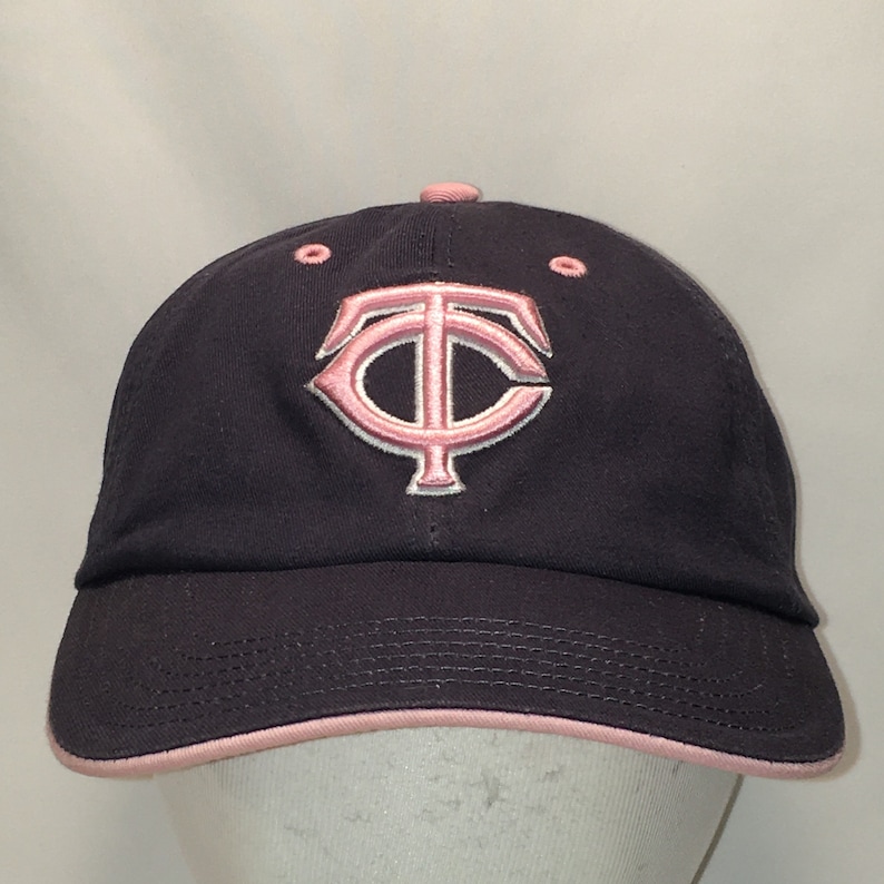 Vintage Minnesota Twins Hat TC Baseball Cap Mom Hats Blue Pink Etsy