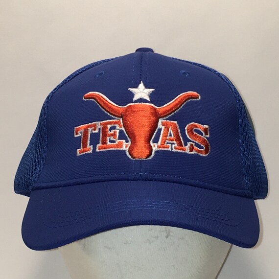 Texas Longhorn Hat Blue Baseball Cap 