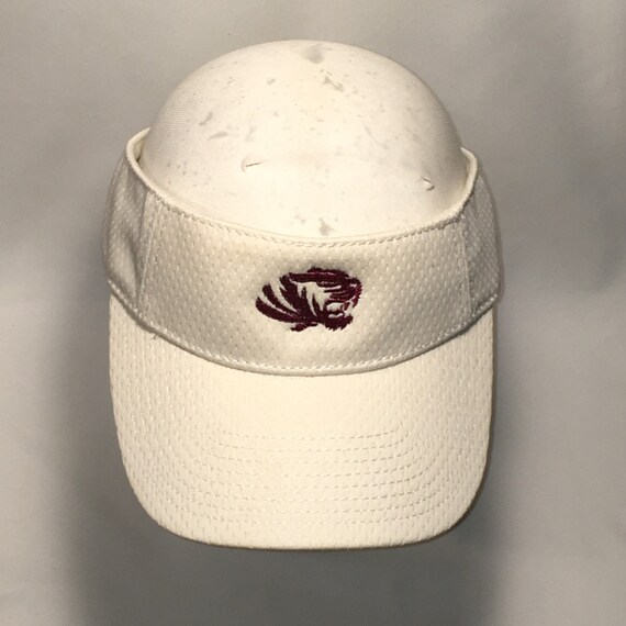 University Of Missouri Tigers Visor Hat White Mar… - image 2