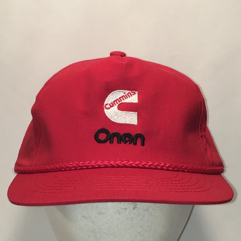 Vintage Cummins Onan Snapback Hat C Baseball Cap Dad Hats RV Generator Equipment Red Black White Sports Caps Cool Gifts For Men T37 F1029
