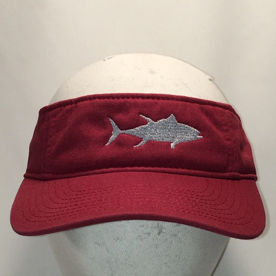 Vintage Fishing Hat Sports Visor Tuna 