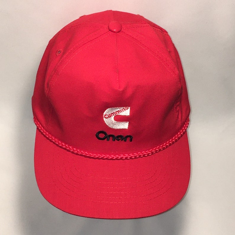 Vintage Cummins Onan Snapback Hat C Baseball Cap Dad Hats RV Generator Equipment Red Black White Sports Caps Cool Gifts For Men T37 F1029