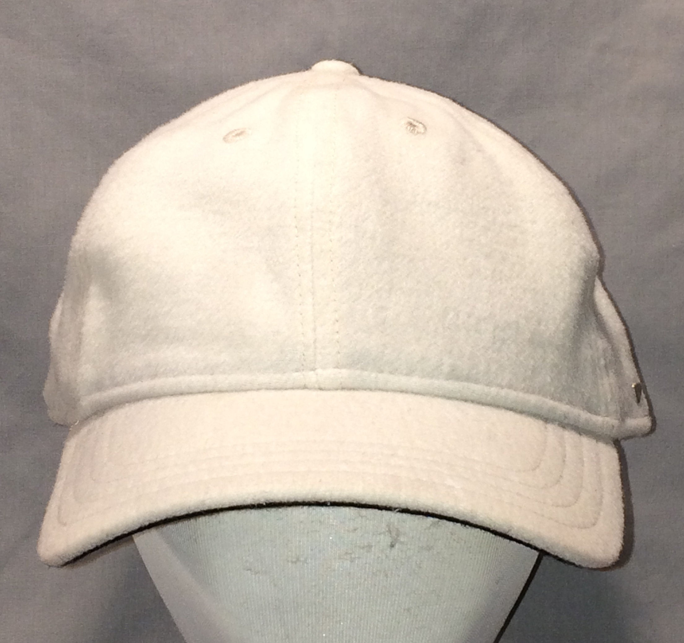 Vintage New Era Fitted Hat Blank White 