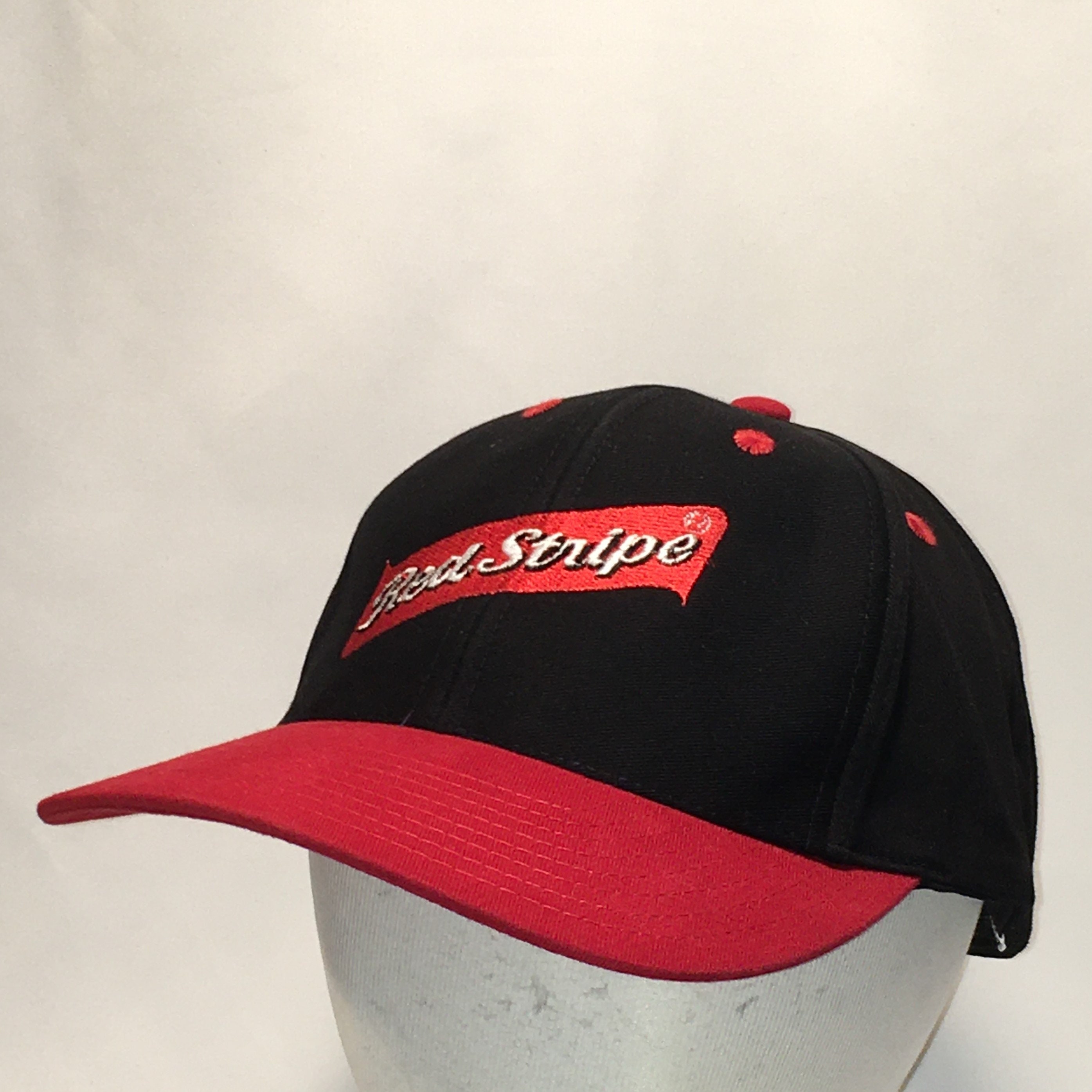 Red Stripe Hat Beer Baseball Cap Cool Old School Dad Hats | Etsy