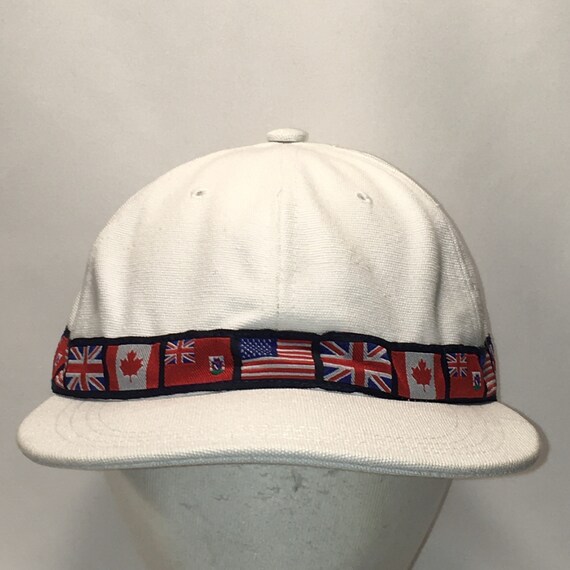 Vintage 90s National Flags Leather 