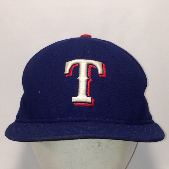 Texas Rangers MLB Baseball Cap Made in USA New Era Hat Fitted Hats for Dad Size 7 Ball Caps Sports Gifts for Men T5 JN8037