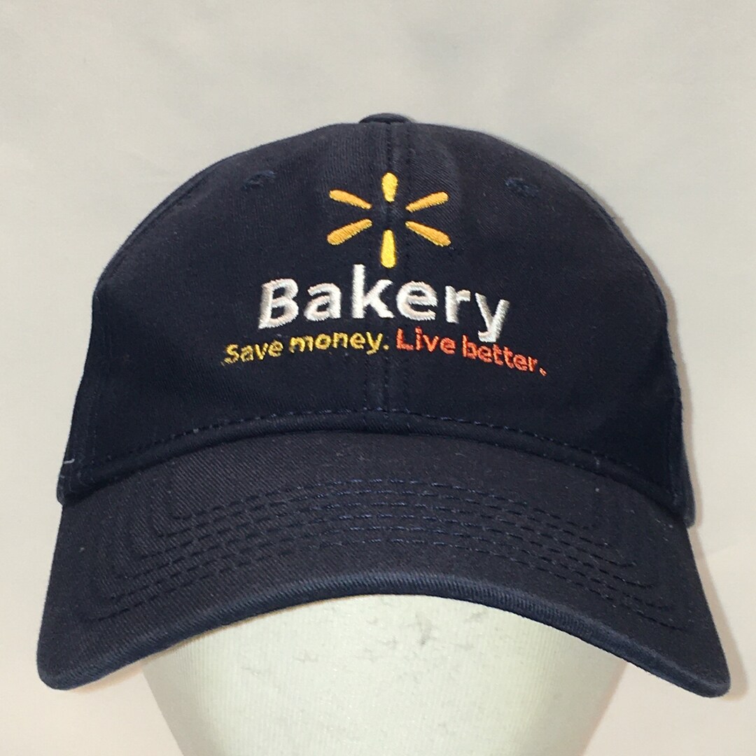 Walmart Hat Bakery Employee Baseball Cap Cool Food Hats Etsy