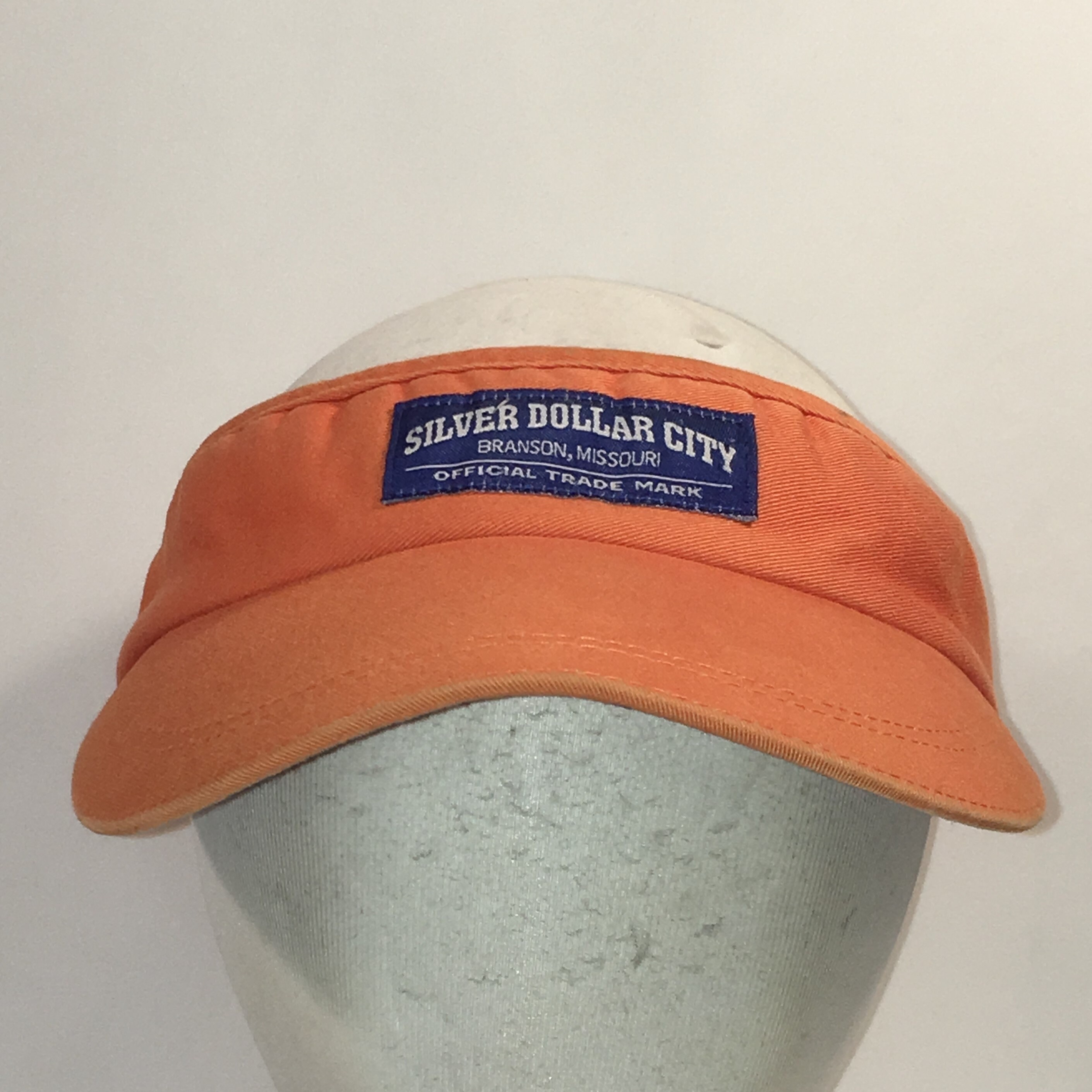orange visor hat