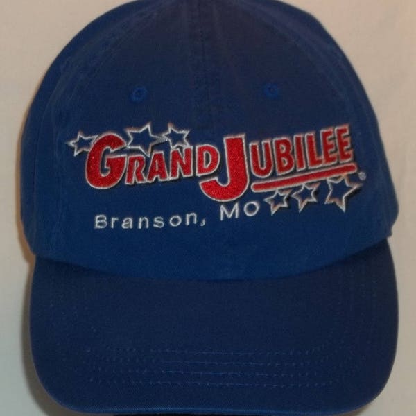 Vintage Branson Missouri Baseball Cap Grand Jubilee Hillbilly Country Music Show Strapback Hat MADE IN USA Vacation Cap Dad Hats T22 A7091