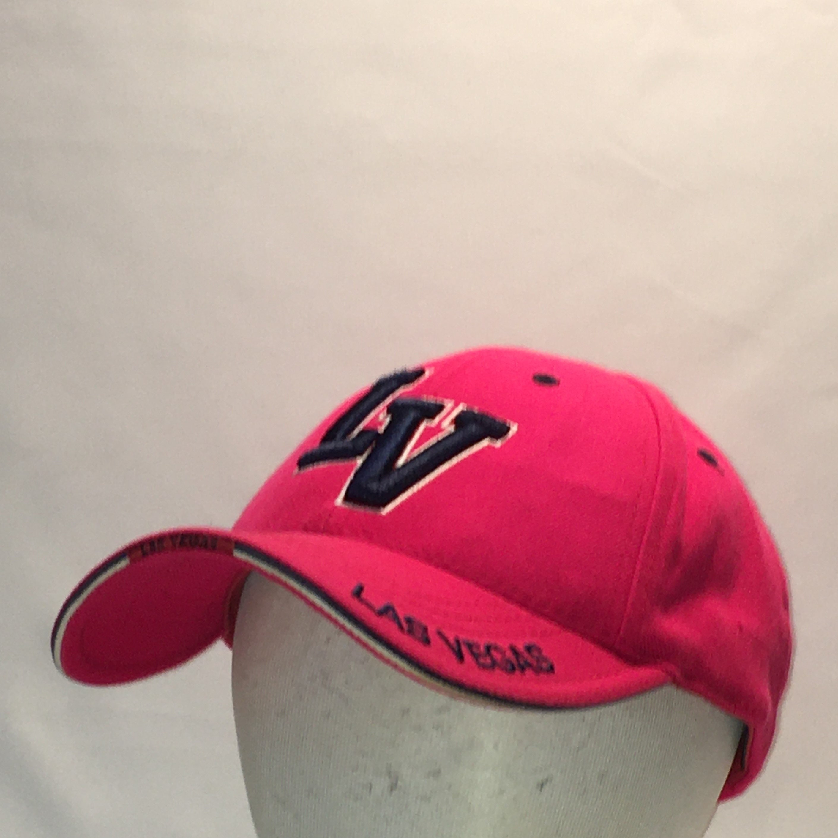 Women Hat Las Vegas Baseball Cap Cool Mom Hats Pink Blue LV 
