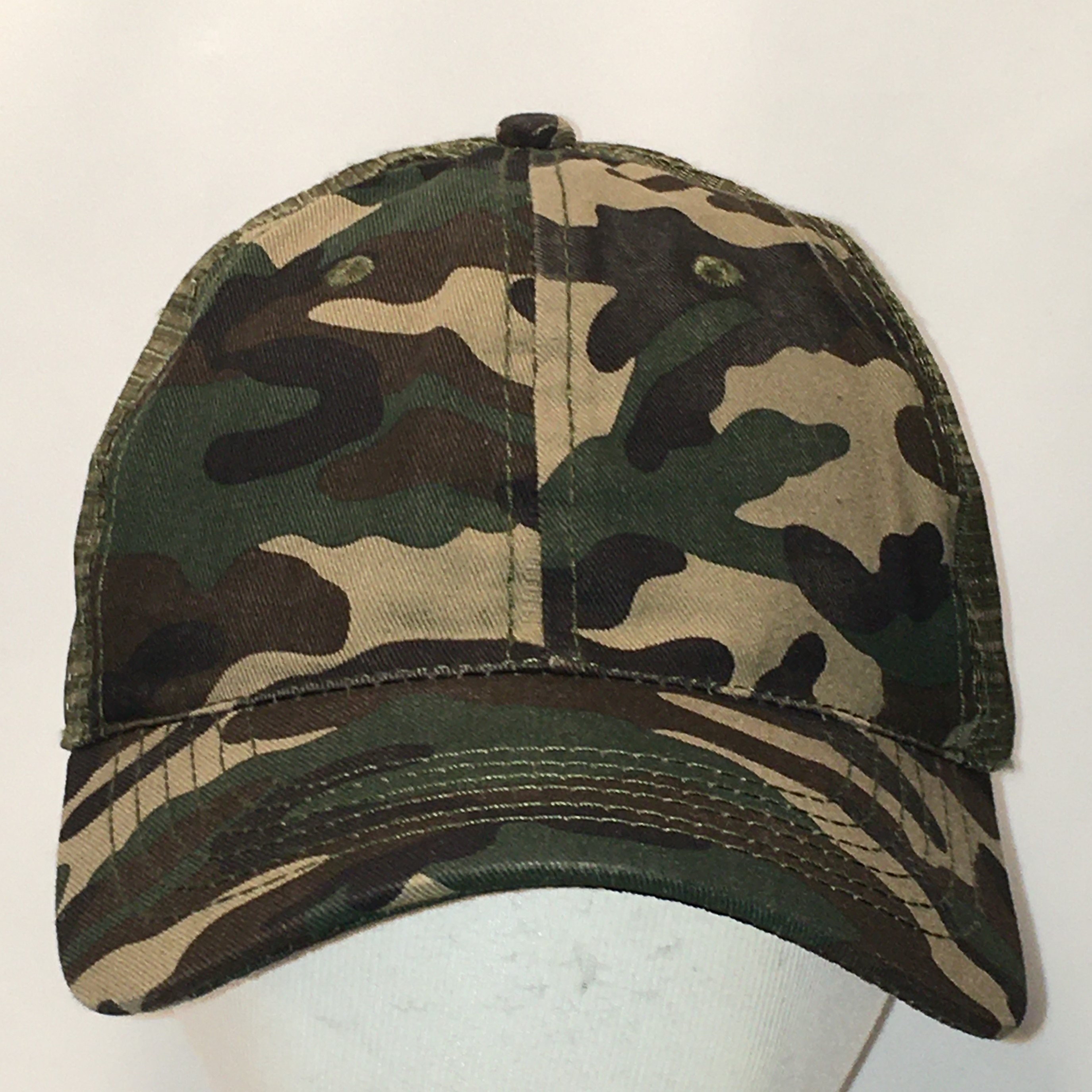Vintage Army Camouflage Hat Snapback 