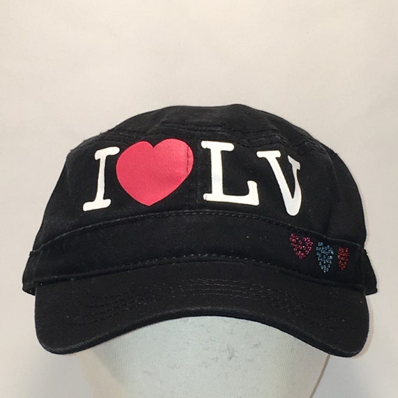 I Love LV Military Hat Las Vegas Gifts 