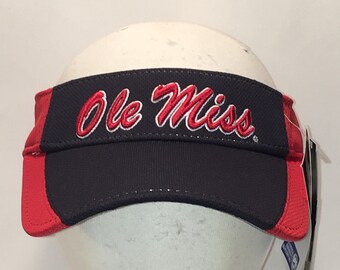 Vintage 90s Ole Miss Visor Mom Hat 