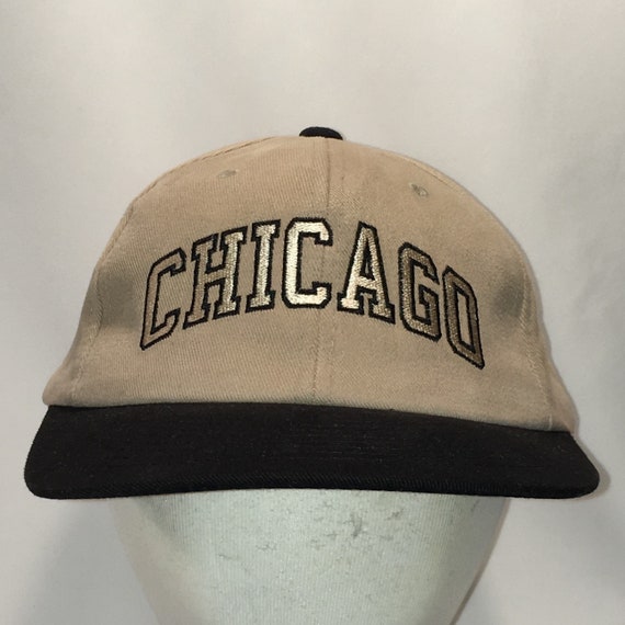 beige strapback hat