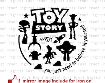 Toy Story Svg, Silhouette SVG, file di taglio, clipart, alieni, storia di giocattolo clipart, svg legnoso, png, jpg, dxf, eps, svg