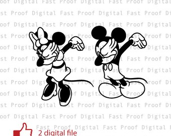 Dabbing Mickey Mouse - Etsy