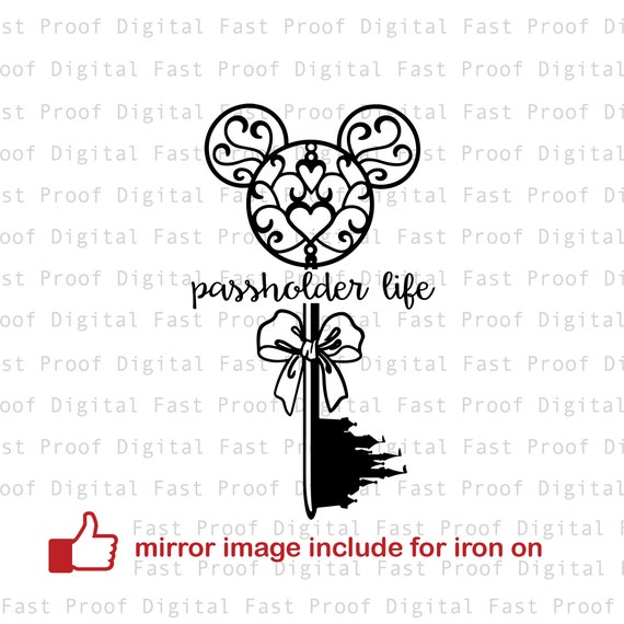 Download Passholder Life SVG cutting file clipart Disney SVG | Etsy