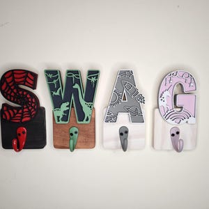 Single Coat Hat Rack, Themed Personalized, Custom, Hand Made, Hat Rack ...