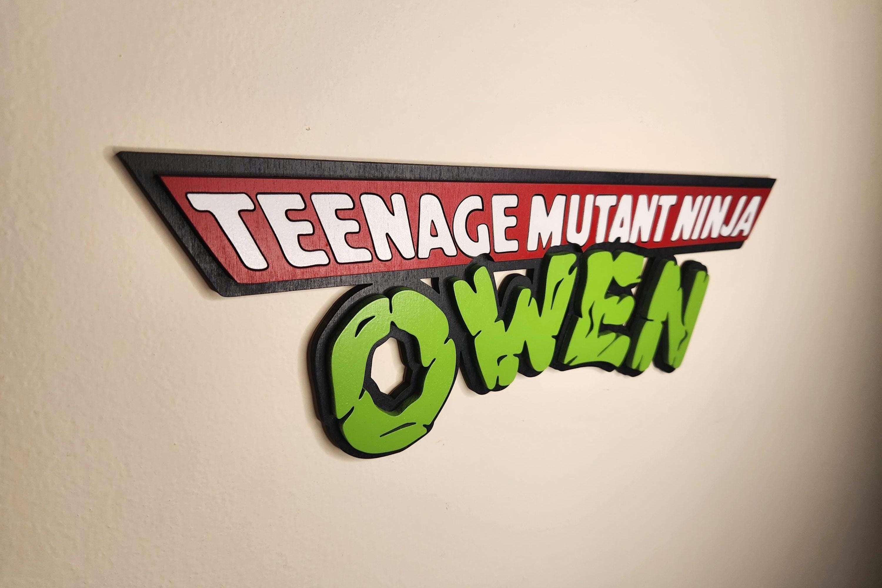 Teenage Mutant Ninja Turtle Sign - Etsy, image size:3000x2000