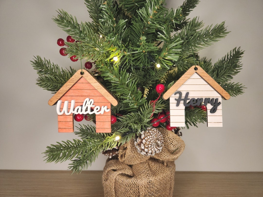 Dog House Ornament, Personalized, Custom Ornament Etsy