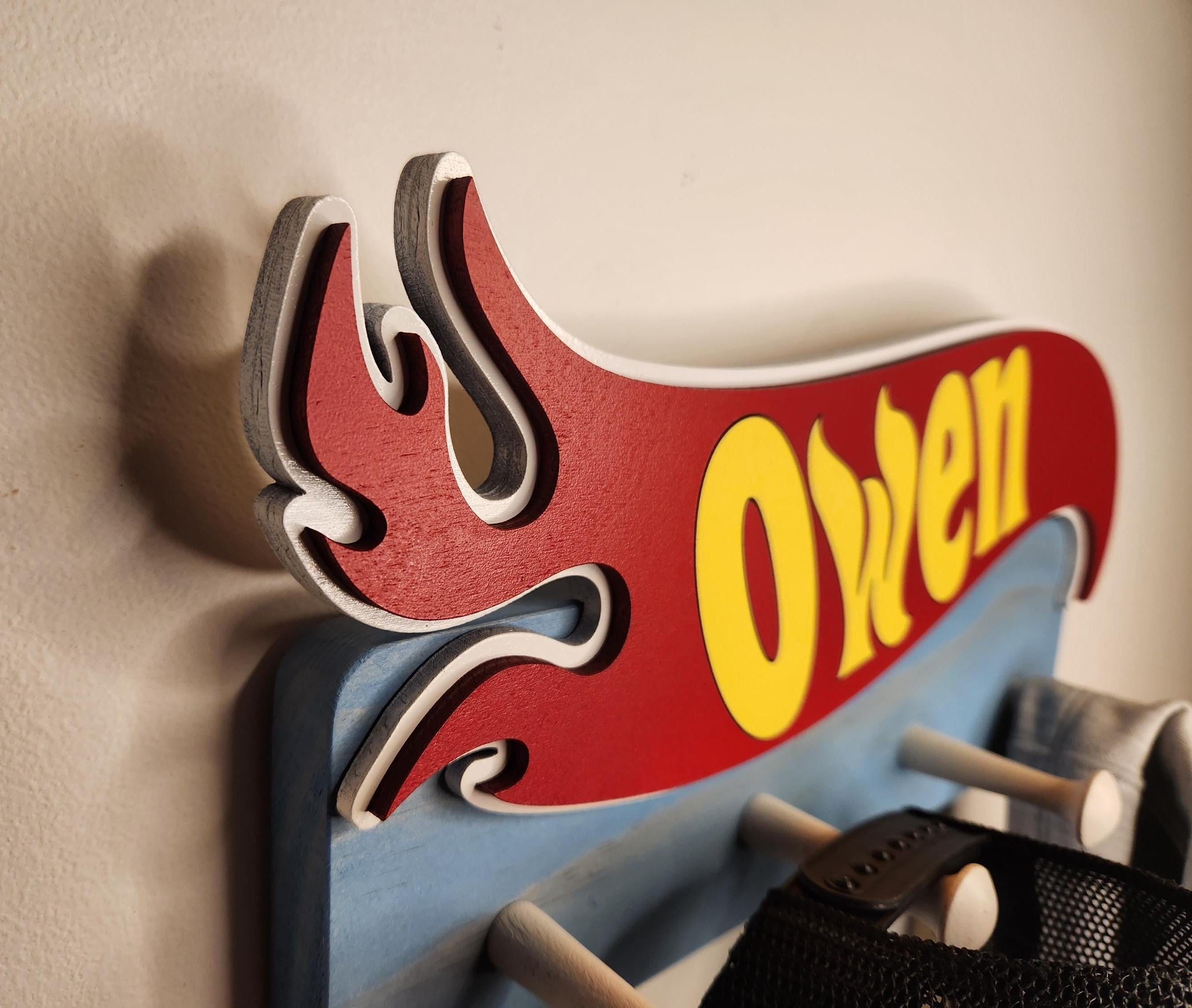 Car Wheels Coat Hat Rack, Car Theme, Kids Room Coat Hat Rack, Personalized, Hand Made, Hat Rack, Wall Hanger