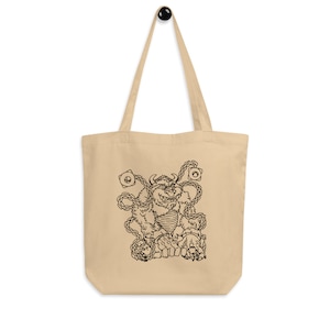 My Pet Monstah Tote Bag