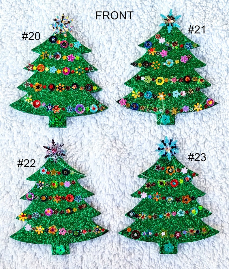 Tree Christmas Ornaments #20-23
