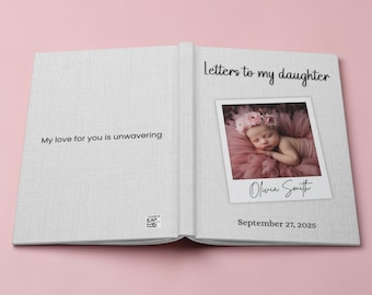 Letters to my Daughter, Hardcover Journal, Photo Notebook