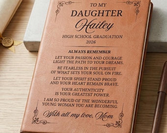 Inspirational High School Graduation Journal, College Gift