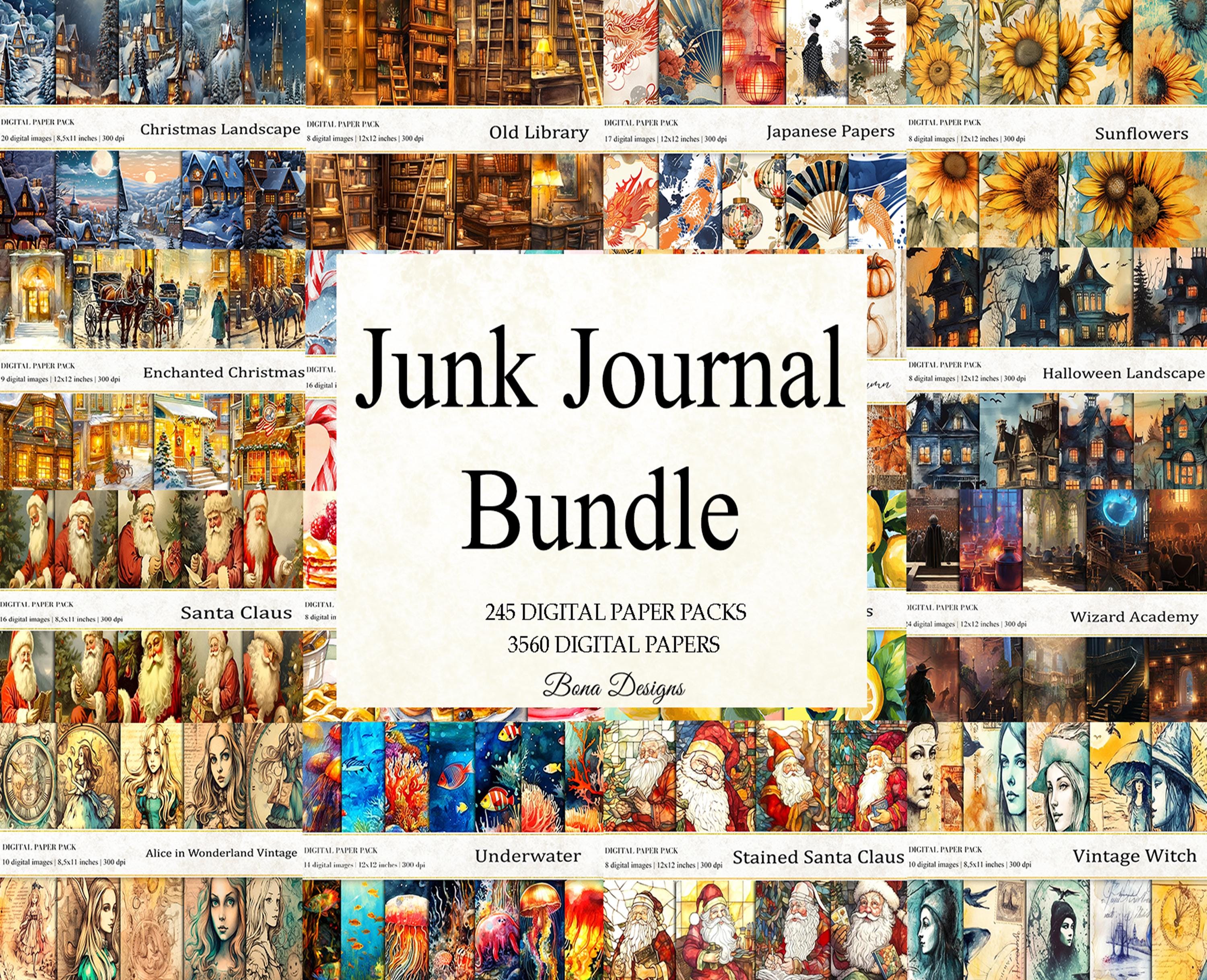 3560 Vintage Digital Paper Pack, Junk Journal Kit (digital Download) - Etsy