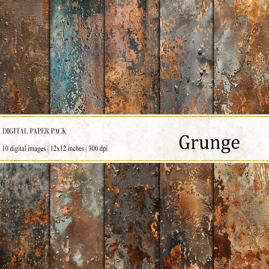 Distressed Grunge Digital Papers, Grunge Background, Distressed Grunge ...