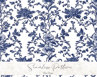 Coupon De Tissu Olbia Toile De Jouy Polychrome 130x78 Cm - Occasion, Coton Français, Idéal Ameublement