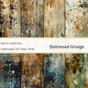 Papiers numériques grunge effet vieilli, Papiers antipoussière grunge, Impression grunge effet vieilli, Papier numérique grunge, Papier peint grunge, Papiers pour journaux grunge