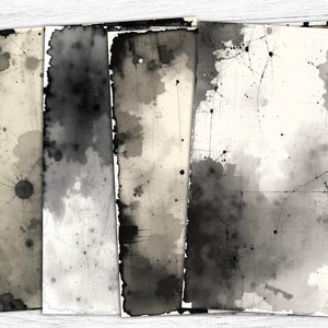 Grunge Junk Journal Paper, Grunge Printable, Grunge Print, Black White Grunge Art, Digital Download, commercial use, Grunge Background