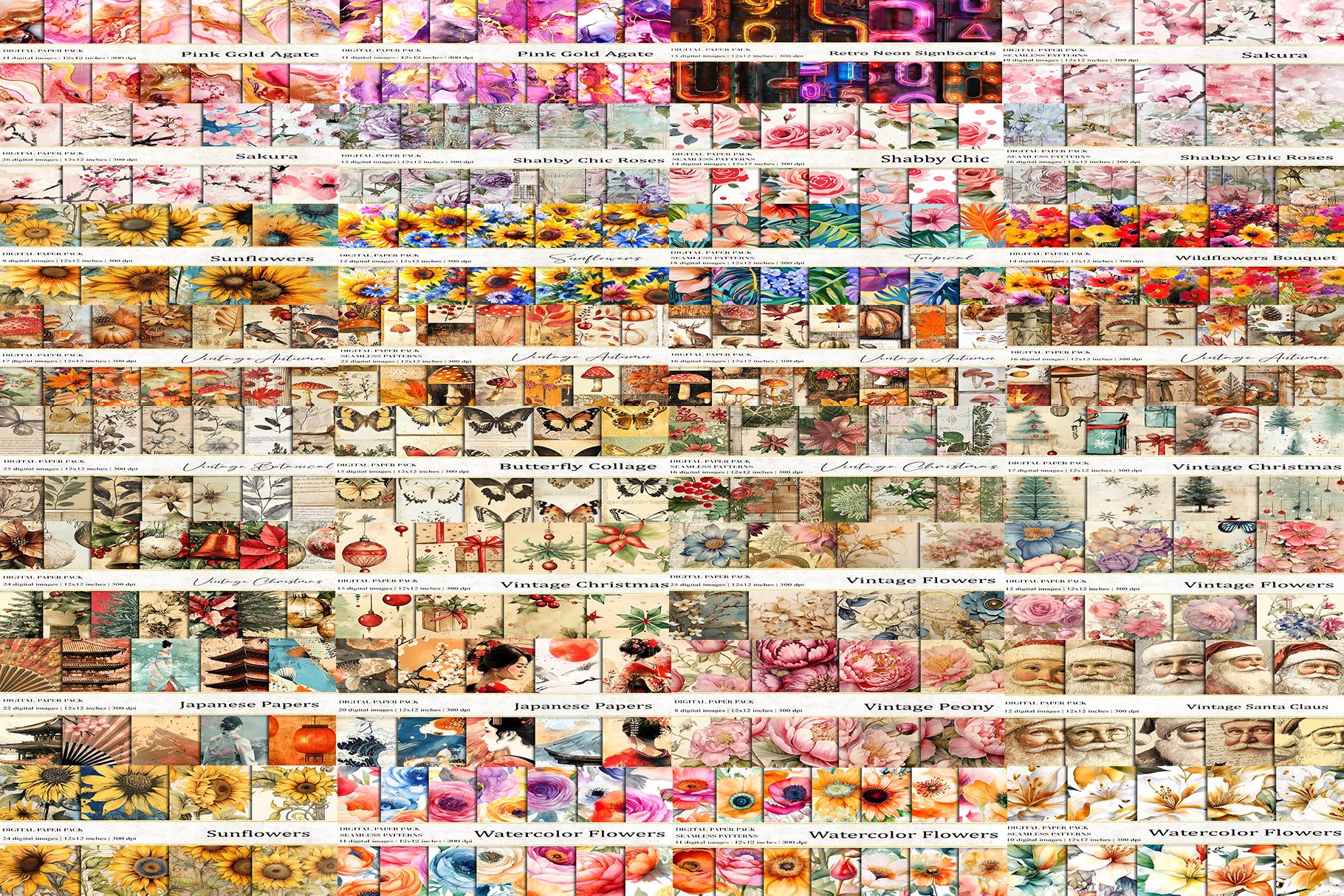 3560 Vintage Digital Paper Pack, Junk Journal Kit (digital Download) - Etsy