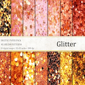 Padrões sem emendas de glitter, papéis digitais de glitter, fundos de glitter, papéis digitais de lantejoulas, fundos de lantejoulas, uso comercial