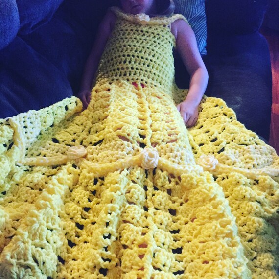 Princess Dress Blanket Etsy