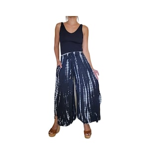 Tie Dye Pants With Pockets Boho Hippie Festival Lounge Wear One Size Fits Small-Large